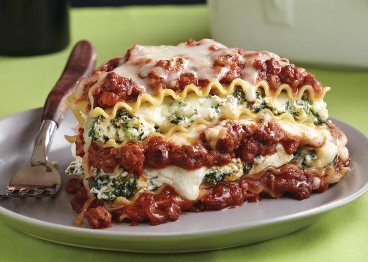 Lasagna with Two Sauces. Photo by Becky Luigart-Stayner.